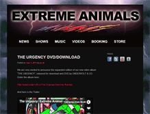 Tablet Screenshot of extremeanimals.biz